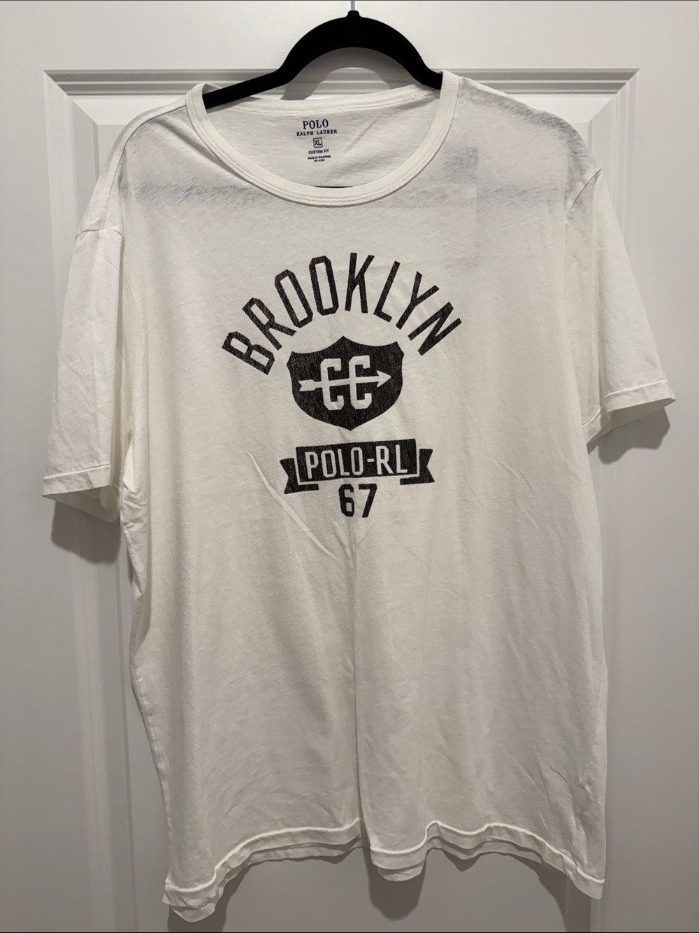 Polo by Ralph Lauren White Brooklyn Graphic Tee